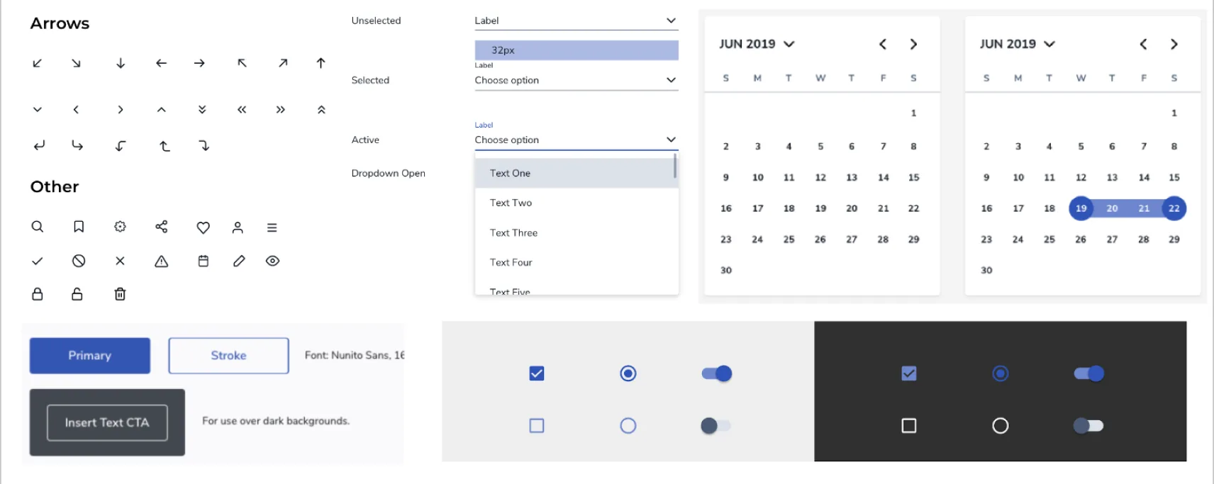 Kaplan design system components