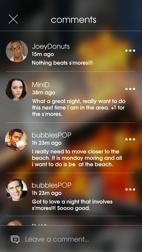 Comments on a night